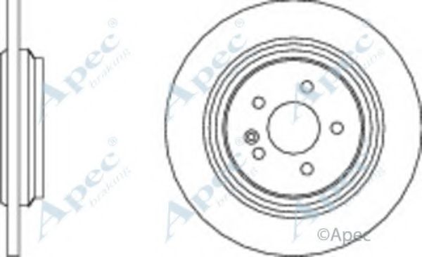 Тормозной диск APEC braking DSK2020