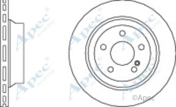 Тормозной диск APEC braking DSK2193