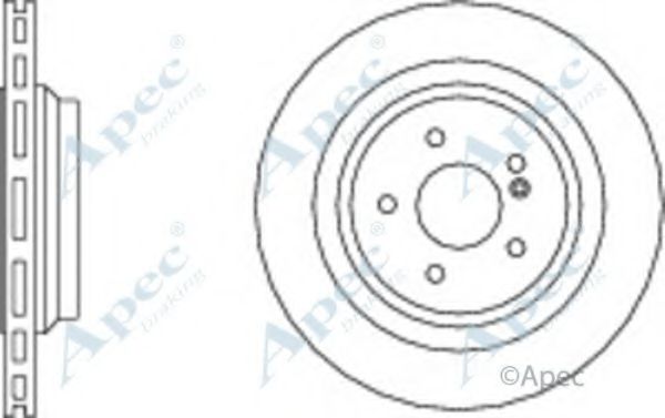 Тормозной диск APEC braking DSK2704