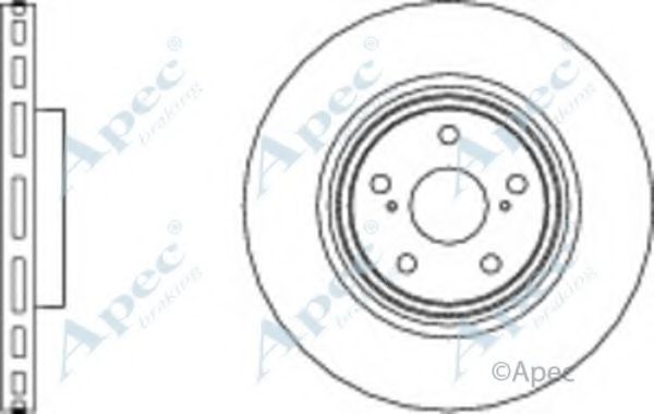 Тормозной диск APEC braking DSK2942
