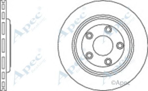 Тормозной диск APEC braking DSK832
