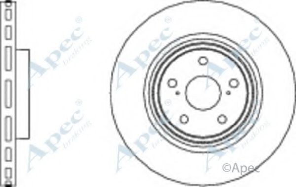 Тормозной диск APEC braking DSK2887