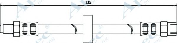 Тормозной шланг APEC braking HOS3170