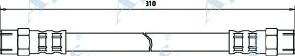 Тормозной шланг APEC braking HOS3359