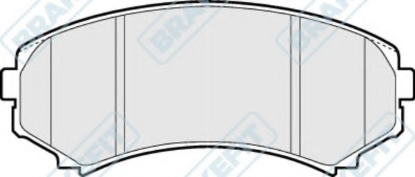 Комплект тормозных колодок, дисковый тормоз APEC braking PD3183