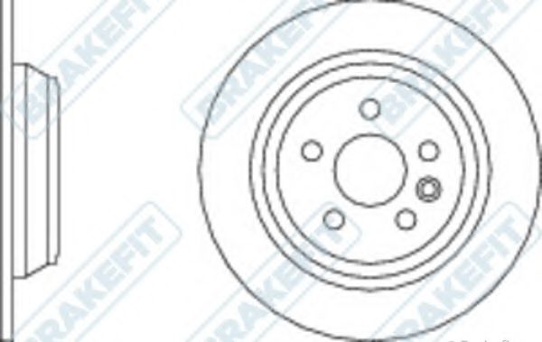 Тормозной диск APEC braking DK6107