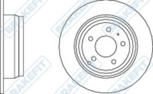 Тормозной диск APEC braking DK6189