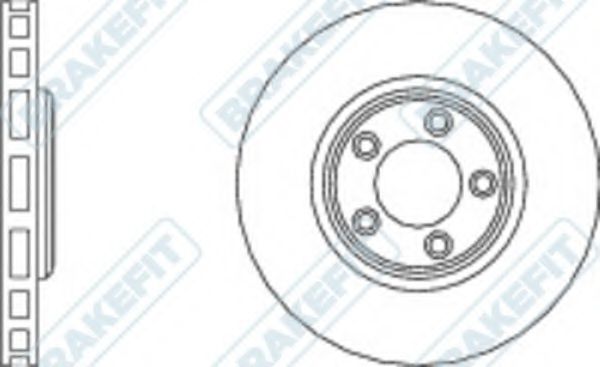 Тормозной диск APEC braking DK6230