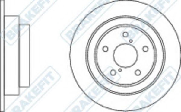 Тормозной диск APEC braking DK6266