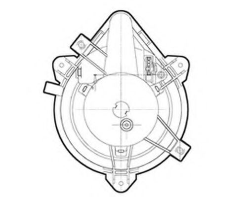 Электродвигатель, вентиляция салона CTR 1208250
