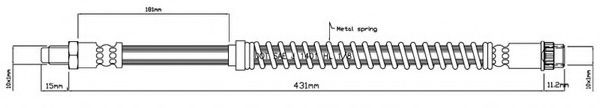 Тормозной шланг MOTAQUIP VBH759