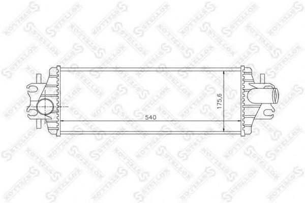 Интеркулер STELLOX 10-40138-SX