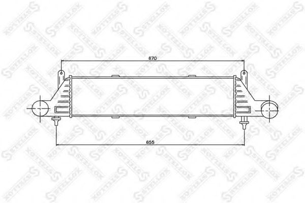 Интеркулер STELLOX 10-40205-SX