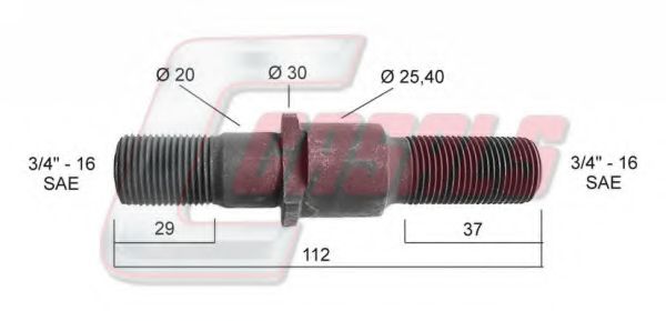 Болт крепления колеса FEBI BILSTEIN 4909