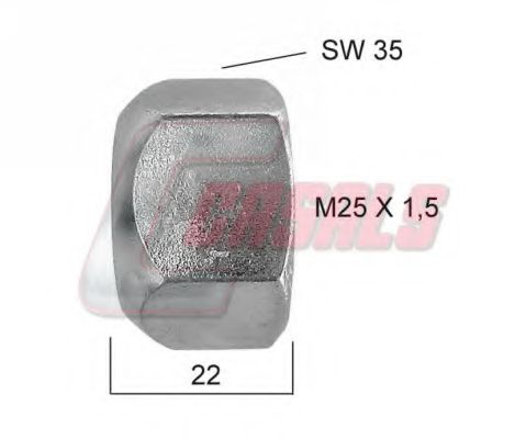 Гайка крепления колеса CASALS 21356