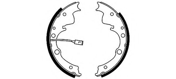 Комплект тормозных колодок HELLA PAGID 8DB 355 001-971