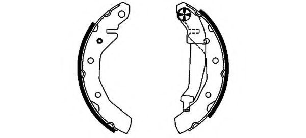 Комплект тормозных колодок HELLA PAGID 8DB 355 002-561