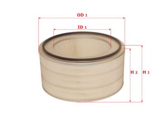 Воздушный фильтр SAKURA  Automotive A-5531