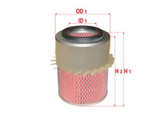 Воздушный фильтр SAKURA  Automotive AS-1817