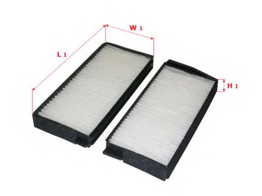 Фильтр, воздух во внутренном пространстве SAKURA  Automotive CA1702