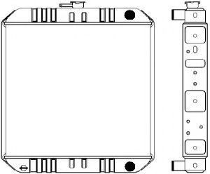 Радиатор, охлаждение двигателя SAKURA  Automotive 1111-0306