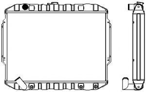 Радиатор, охлаждение двигателя SAKURA  Automotive 1321-0231