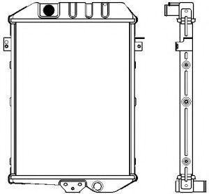 Радиатор, охлаждение двигателя SAKURA  Automotive 1471-0202