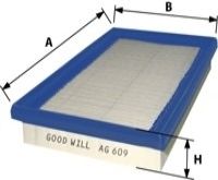 Воздушный фильтр GOODWILL AG 609