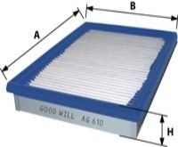 Воздушный фильтр GOODWILL AG 610