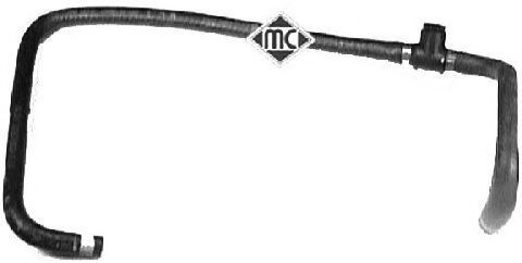 Шланг радиатора Metalcaucho 08499