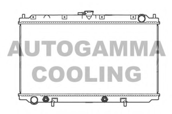 Радиатор, охлаждение двигателя AUTOGAMMA 102196