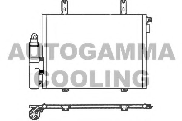 Конденсатор, кондиционер AUTOGAMMA 102562