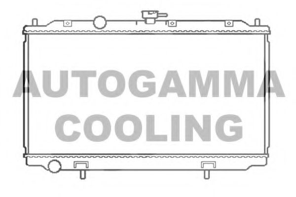 Радиатор, охлаждение двигателя AUTOGAMMA 103499