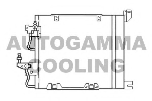 Конденсатор, кондиционер AUTOGAMMA 103831