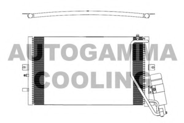 Конденсатор, кондиционер AUTOGAMMA 103835