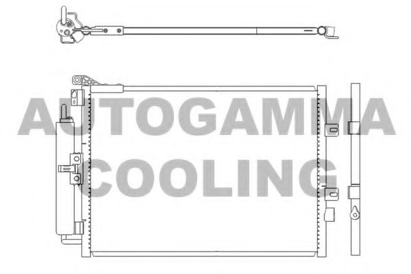 Конденсатор, кондиционер AUTOGAMMA 104916