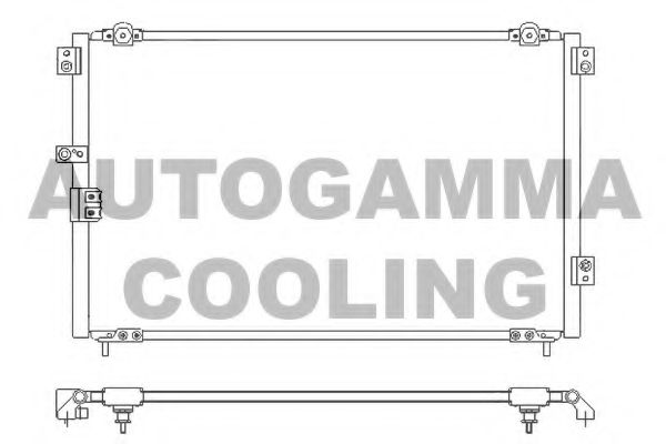 Конденсатор, кондиционер AUTOGAMMA 107032