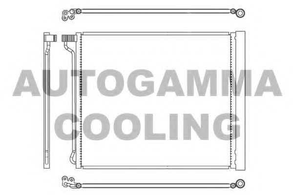 Конденсатор, кондиционер AUTOGAMMA 107347
