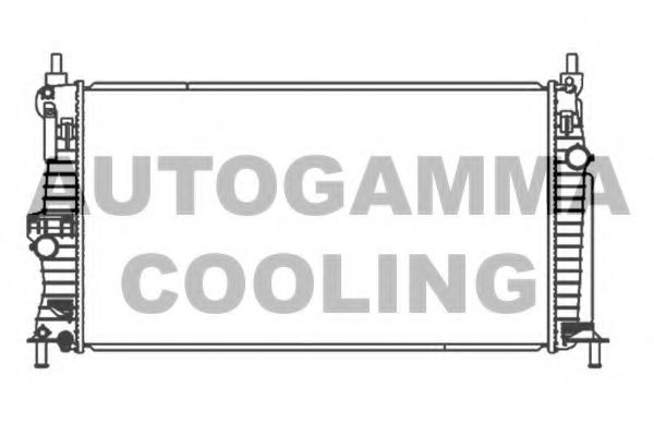 Радиатор, охлаждение двигателя AUTOGAMMA 107425