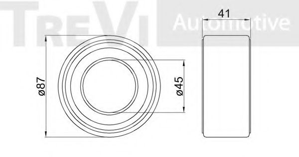 Комплект подшипника ступицы колеса INA 713626620