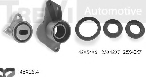 Комплект ремня ГРМ TREVI AUTOMOTIVE KD1080S2