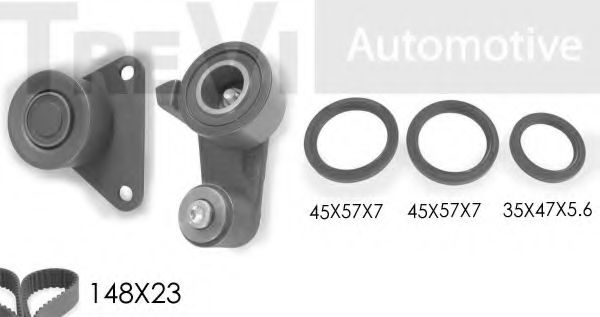 Комплект ремня ГРМ TREVI AUTOMOTIVE KD1083S