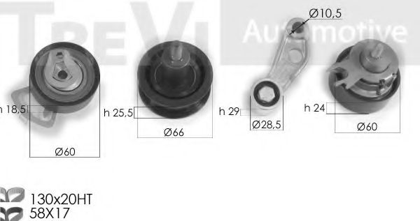 Комплект ремня ГРМ TREVI AUTOMOTIVE KD1290