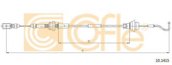 Тросик газа COFLE 10.1415