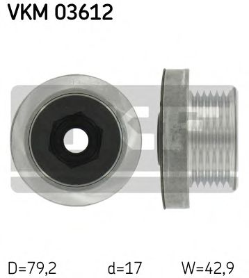 Механизм свободного хода генератора SKF VKM 03612