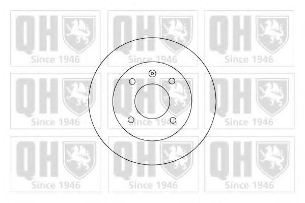 Тормозной диск QUINTON HAZELL BDC1002