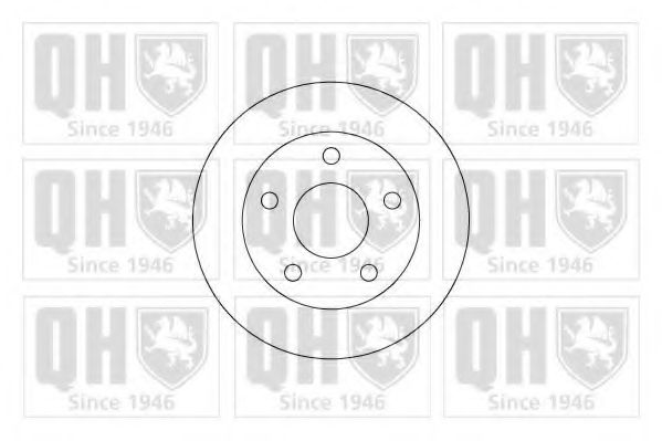 Тормозной диск QUINTON HAZELL BDC3821