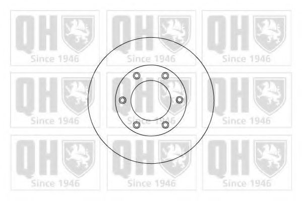 Тормозной диск QUINTON HAZELL BDC5108