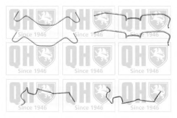 Комплектующие, тормозная колодка QUINTON HAZELL BFK943