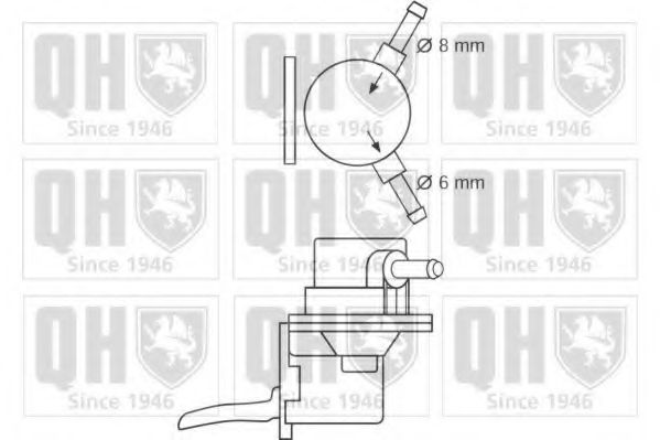 Топливный насос QUINTON HAZELL QFP152